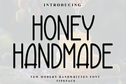 Honey Handmade, a Sans Serif Font by FreshTypeINK (Thumbnail 1 of 8)