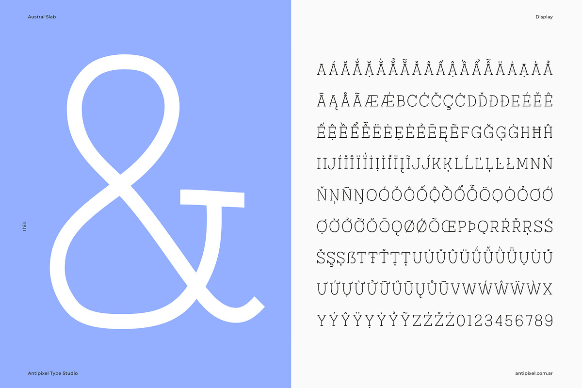 Austral Slab | Hand-drawn Slab Serif, a Slab Serif Font by Antipixel Type Studio (Photo 10 of 17)