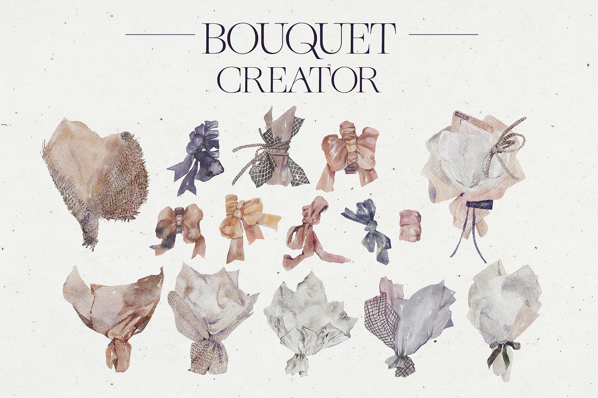 FLORIST - watercolor bouquet creator, a Person Illustration by Kaleriia (Photo 3 of 8)