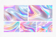 Pastel Hologram Textures Background, a Background Graphic by MergeIdea (Thumbnail 3 of 3)