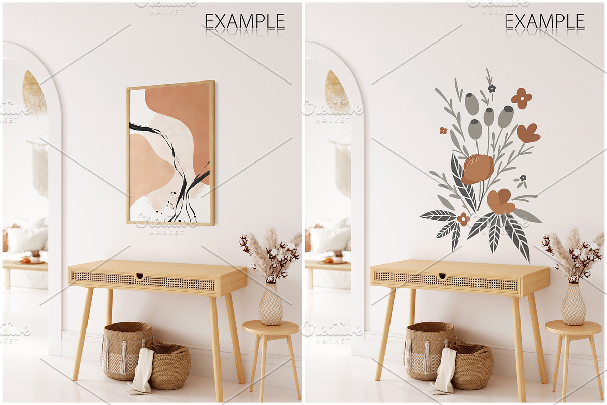 Frame & Wall Mockup Bundle - 7, a Print Template by Yuri-U (Photo 19 of 27)