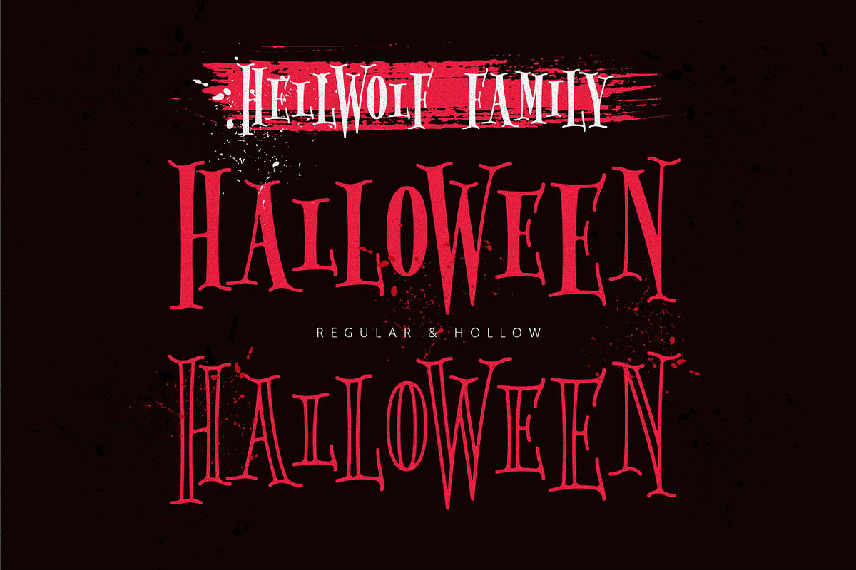 Hellwolf Typeface preview 3