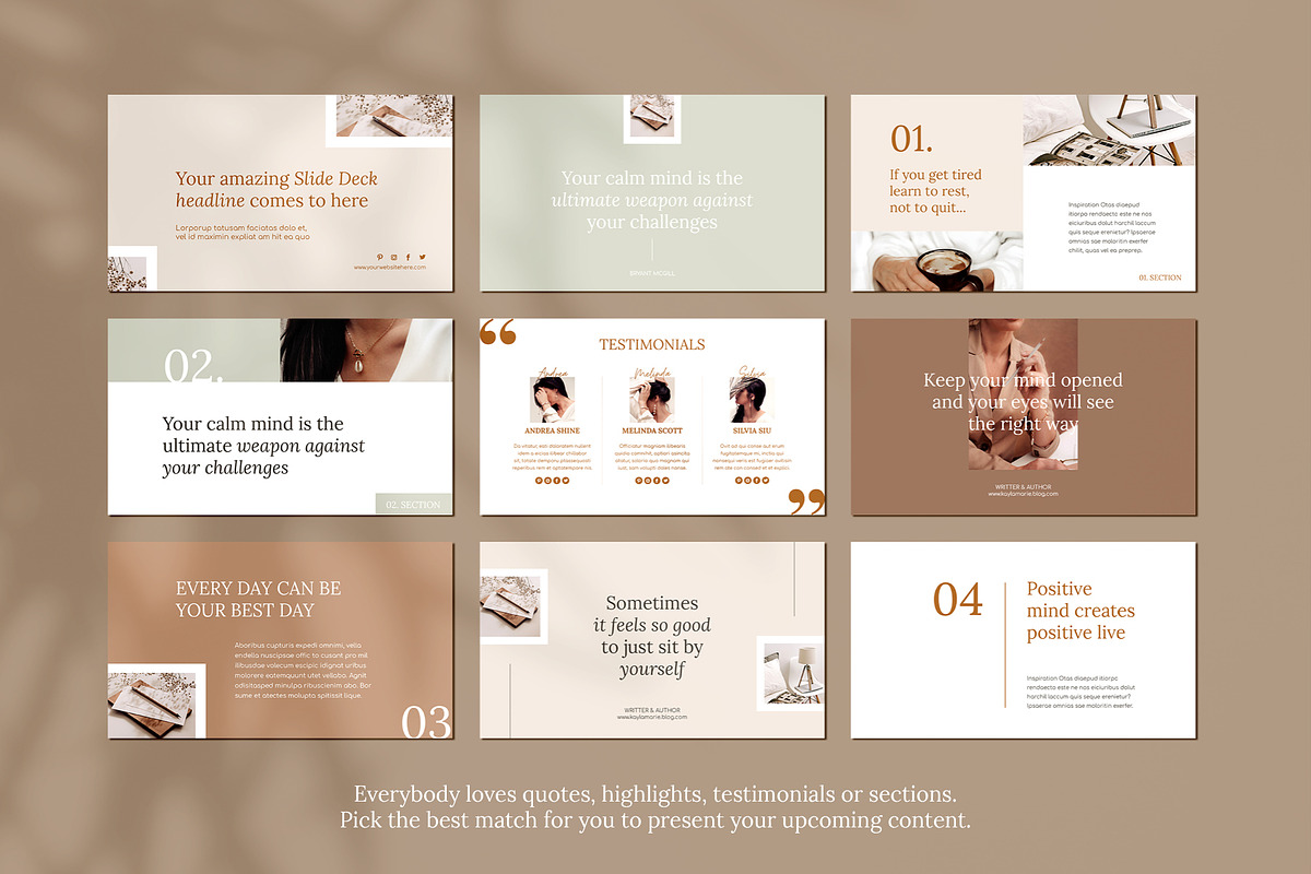 Webinar Course Slide Deck / Elegant, a Presentation Template by Mirazz (Photo 10 of 15)
