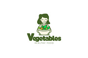 Salad icon template illustration, a Branding & Logo Template by Dyn Studio (Thumbnail 1 of 2)