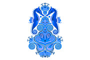 Sea Horse. Art and seamless pattern, a Pattern Graphic by sovarina (Thumbnail 3 of 9)
