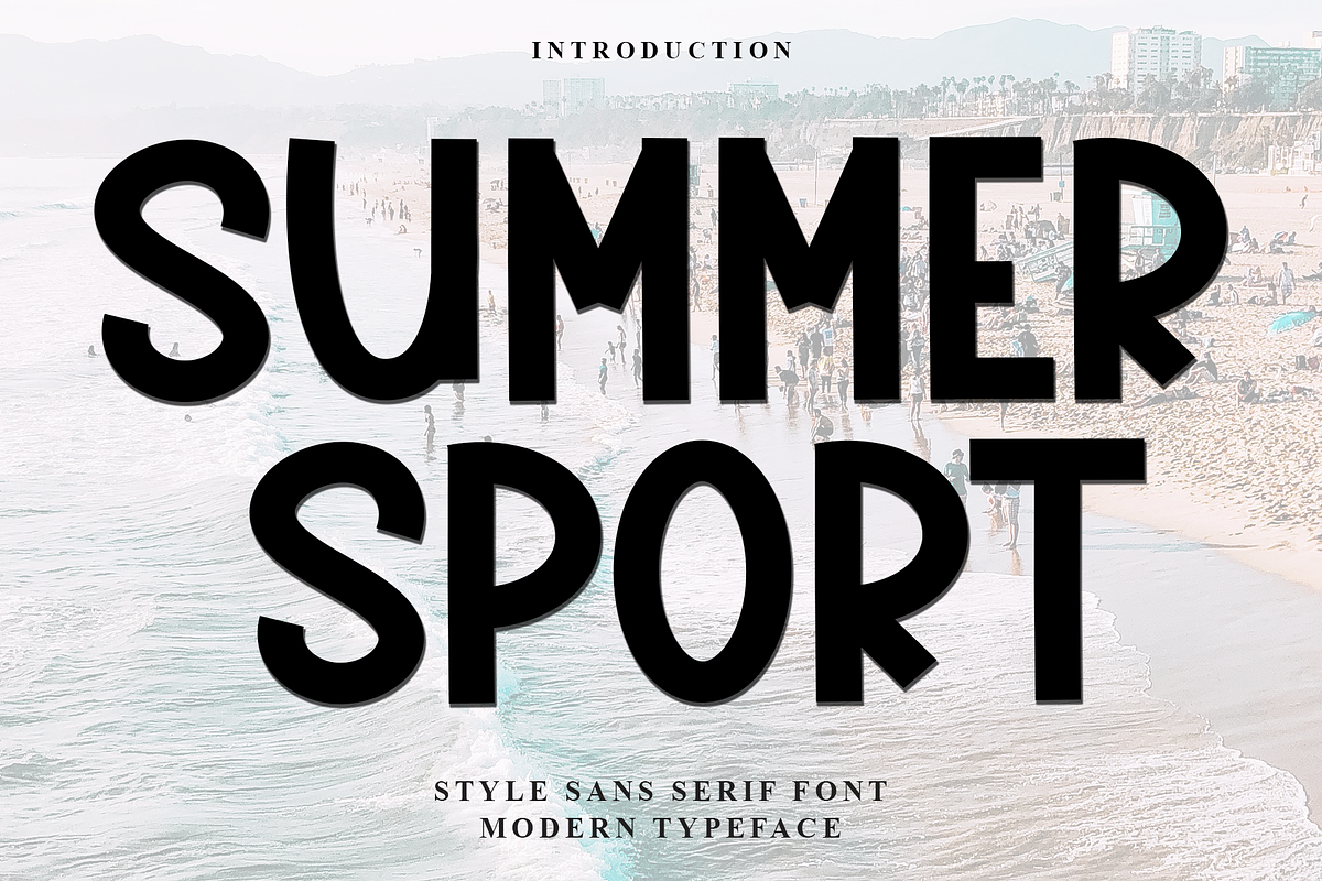 Summer Sport, a Script Font by InermediaSTUDIO (Photo 1 of 7)