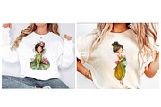 Watercolor Fairy Clipart, an Illustration by Designworld (Thumbnail 3 of 6)