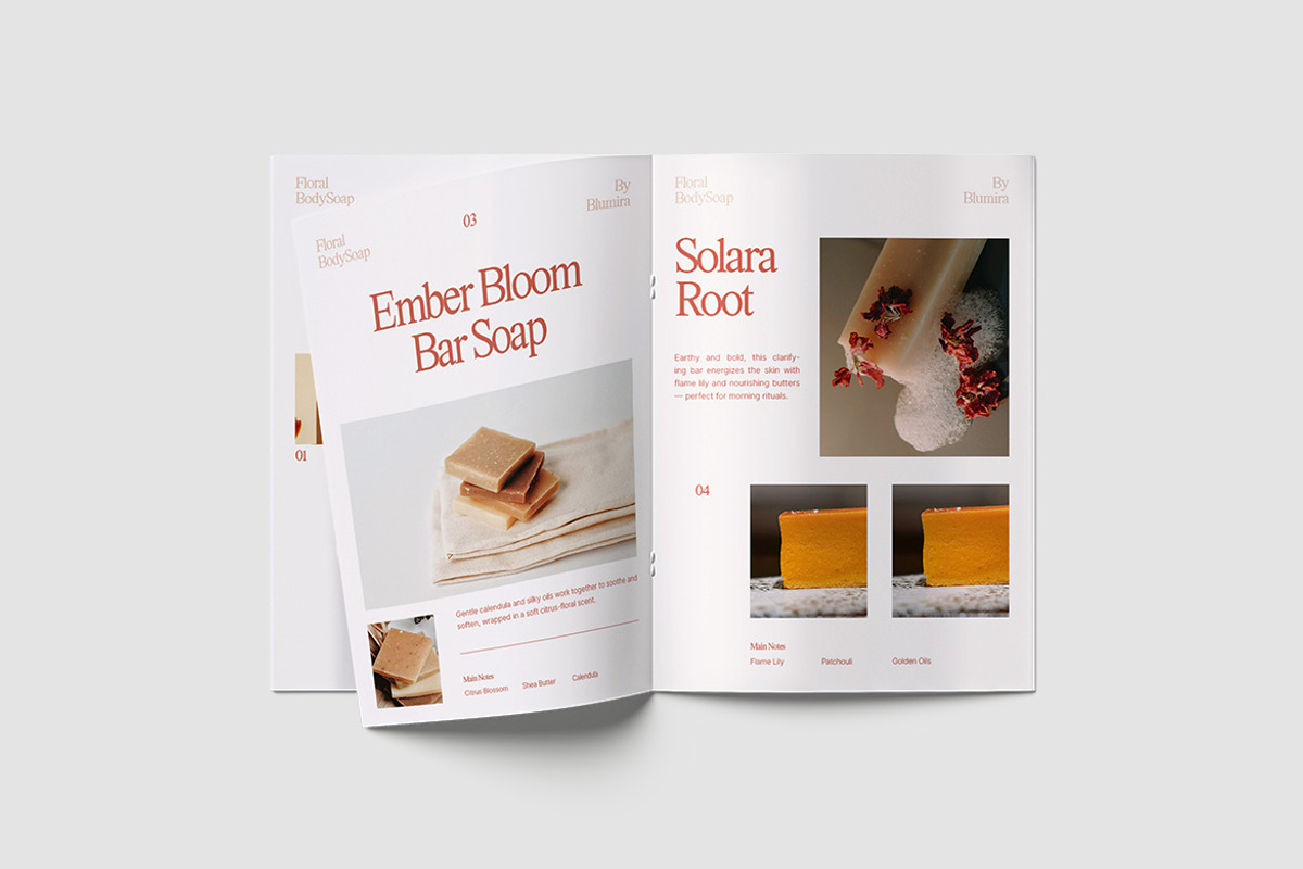 Aesthetic Product Look Book Template preview 5
