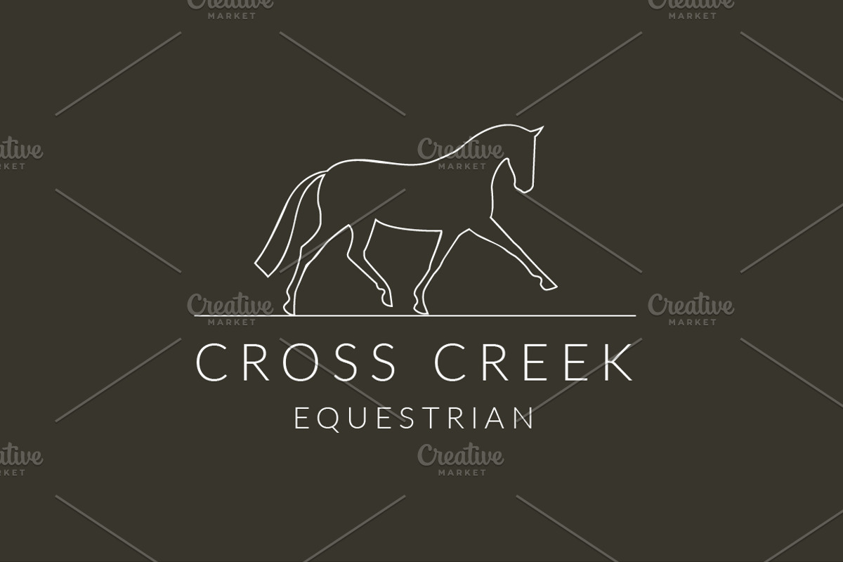 Dressage Horse Equestrian Logo, a Branding & Logo Template by Leah Suzanne (Photo 2 of 2)