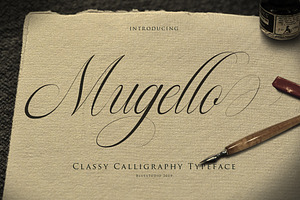 Mugello // Classy Calligraphy, a Script Font by Bluestudio