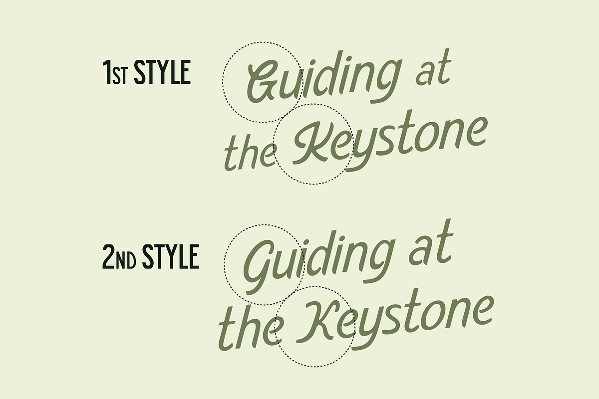 SFC Country Fairway, a Script Font by Skilline Supply Co. (Photo 4 of 11)