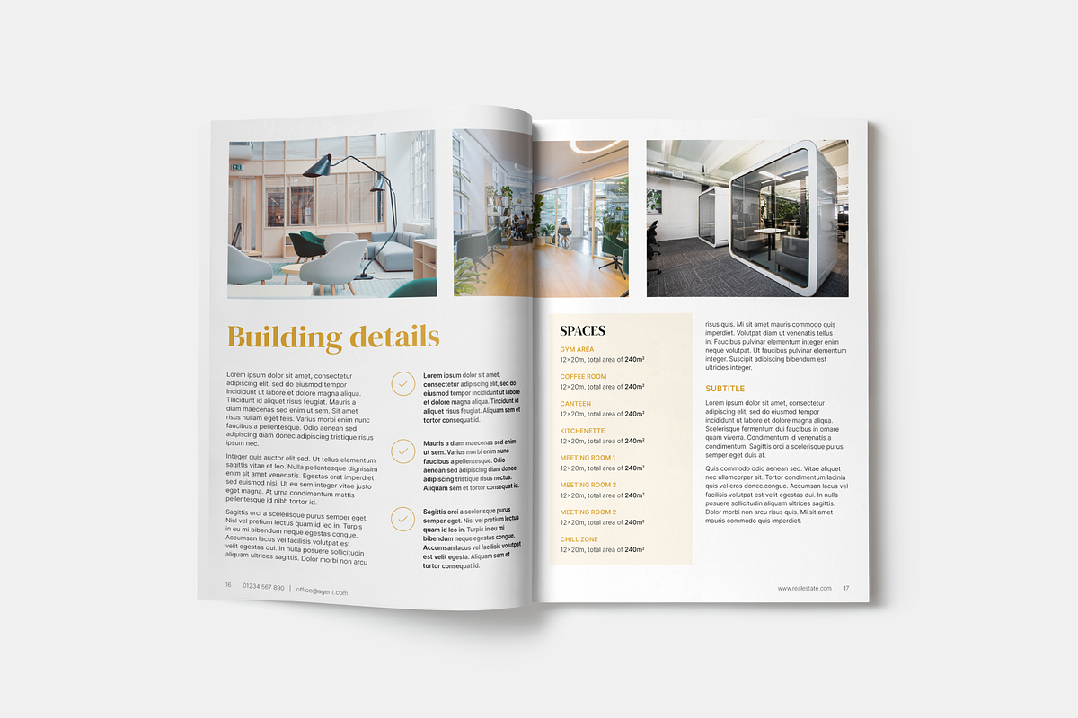 Real Estate Portrait Luxury Brochure, a Brochure Template by SonaGeciova (Photo 10 of 16)