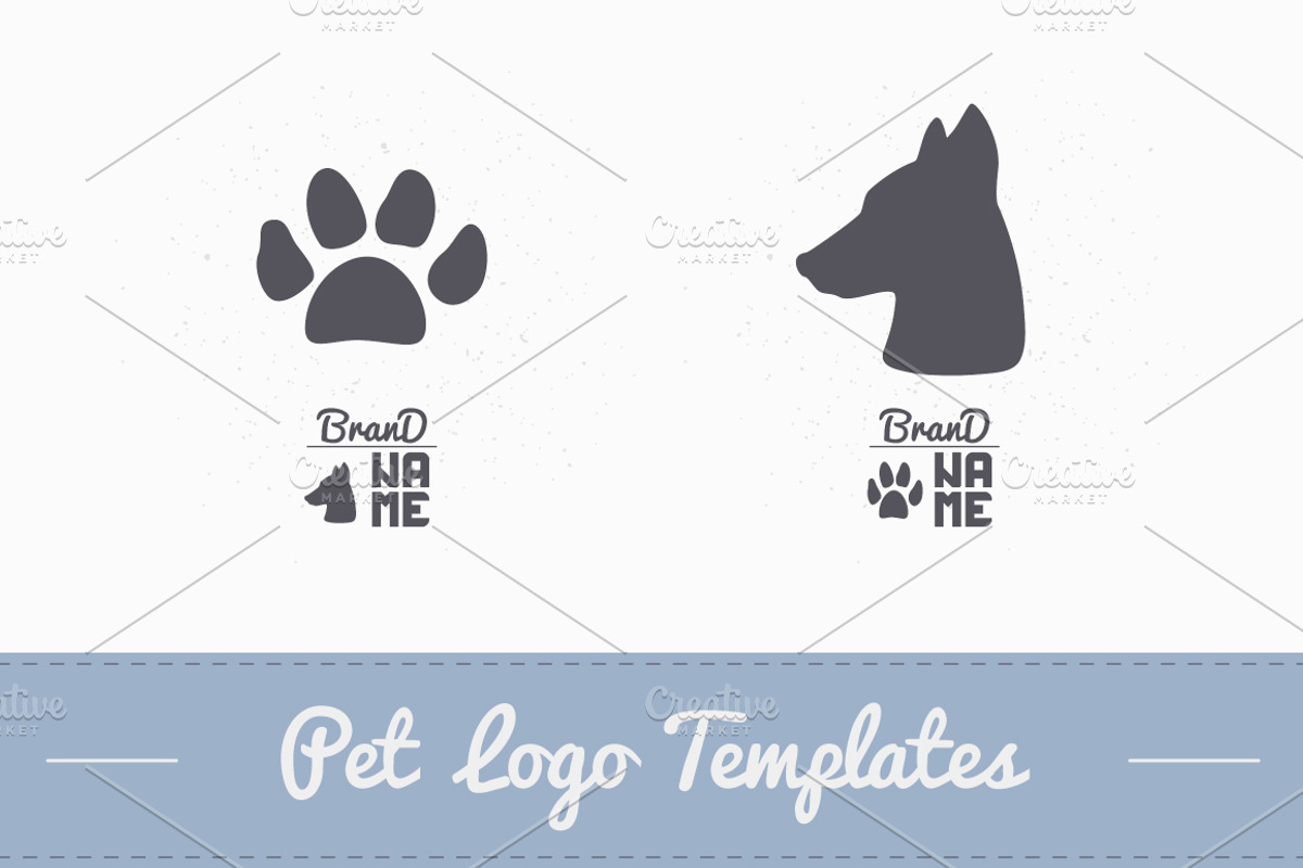 4 Pet Logos, a Branding & Logo Template by Zhemchuzhina (Photo 3 of 4)