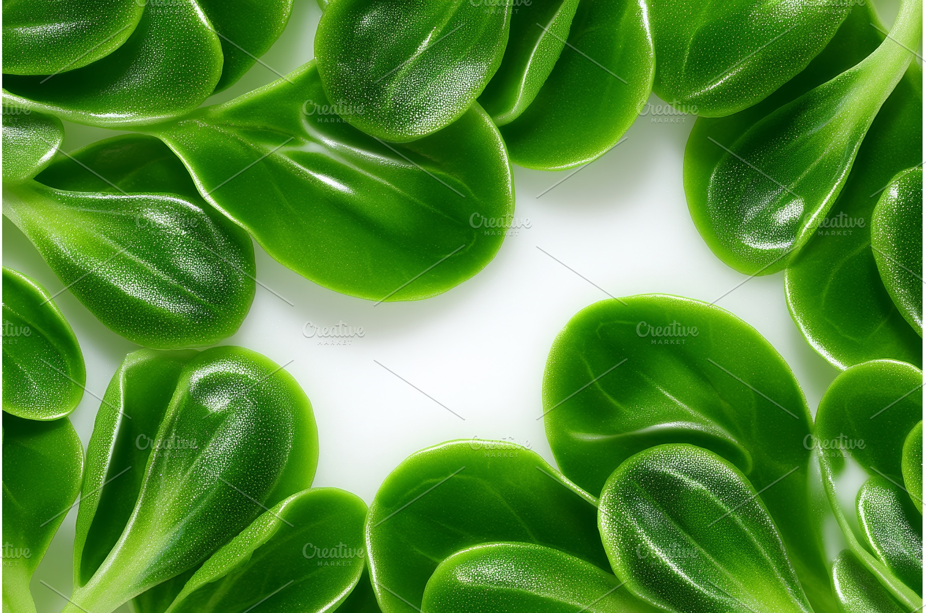 A top view close-up of young radish, a Nature Photo by ZinetroN