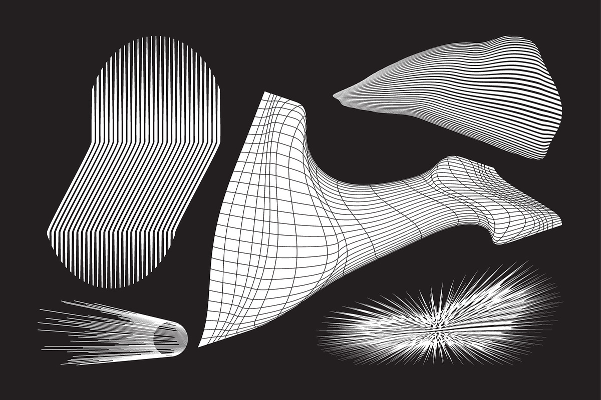 100+ Abstract Vector Shapes, a Background Graphic by Vanzyst (Photo 3 of 17)
