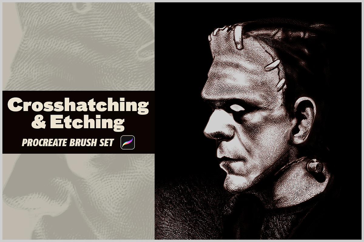 Crosshatching Procreate Brushes, a Brush Add-On by Unknown Art Guy Brushes (Photo 1 of 6)