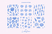 Seashells Clip Art & Patterns, an Object Graphic by Leila Divine (Thumbnail 8 of 13)
