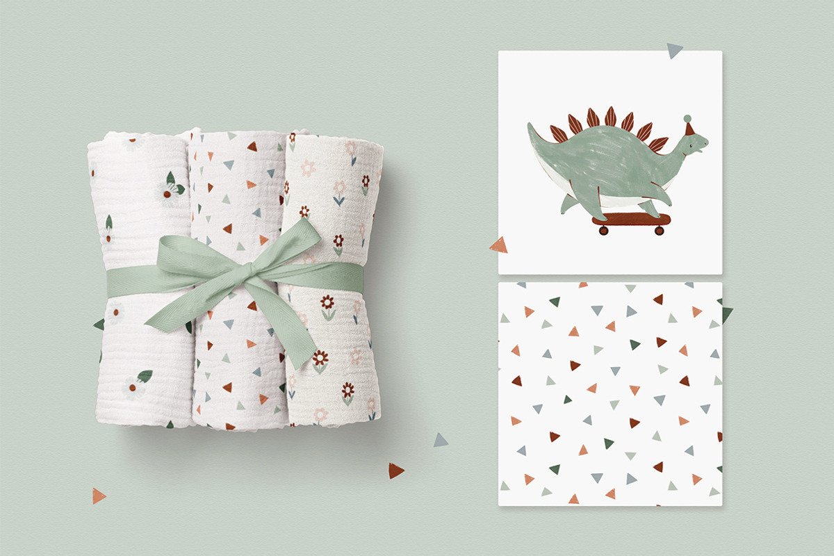 HAPPY DINO graphic set, an Object Graphic by erasovas (Photo 8 of 13)