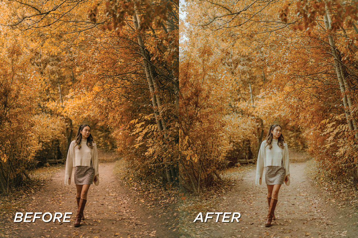 15 Cozy Fall Lightroom Presets, a Preset Add-On by TheWayfarerShoppe (Photo 2 of 9)