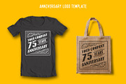 Anniversary Logo Template, a Branding & Logo Template by The Design For Co. (Thumbnail 5 of 5)
