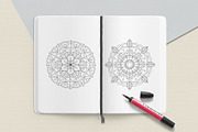 Easy Mandala Coloring Book, a Graphic by MISTstudioDesign (Thumbnail 4 of 8)