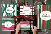 Hand Drawn Christmas Backgrounds, a Background Graphic by digital.incubator.yum (Thumbnail 3 of 8)