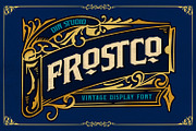 Frostco, a Symbol Font by Vintage Division (Thumbnail 1 of 15)