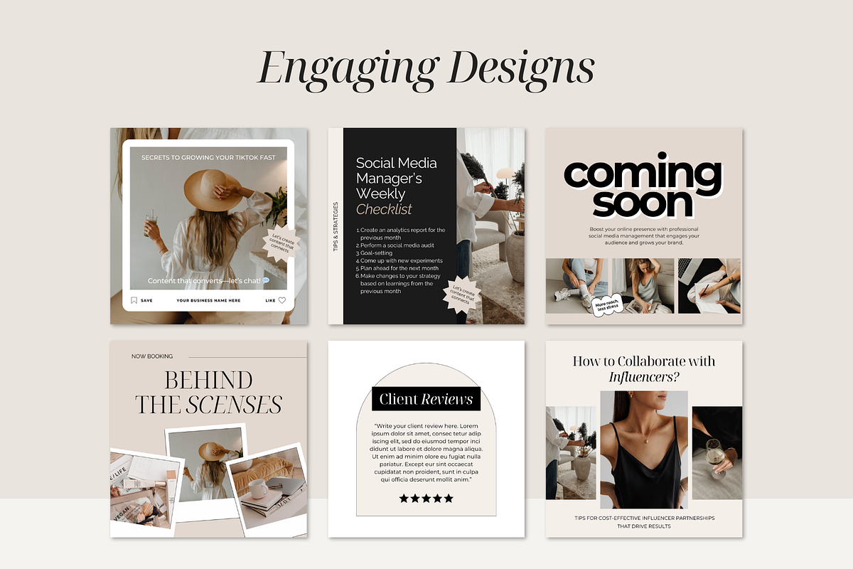 Social Media Instagram Templates, a Social Media Template by ShopRShop (Photo 4 of 10)