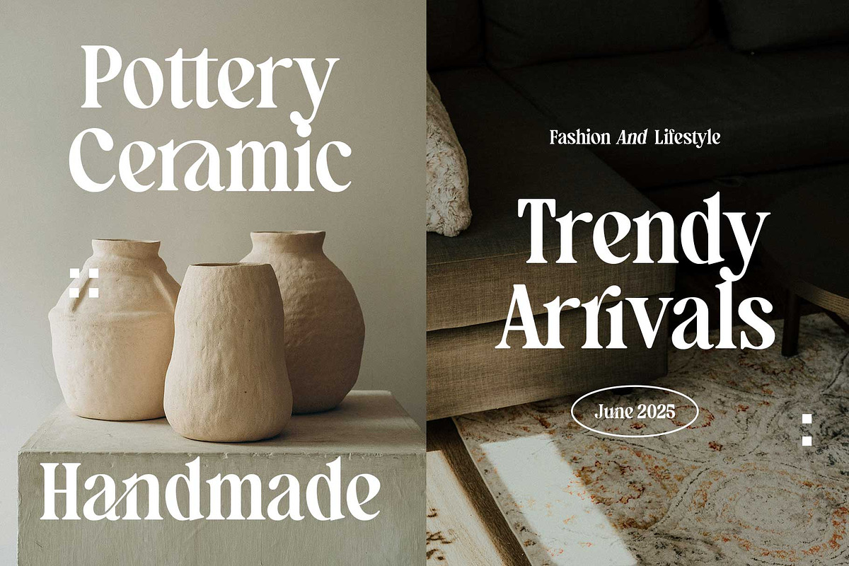 Manshera Romika - Modern Vintage, a Serif Font by Arterfak Project (Photo 14 of 15)