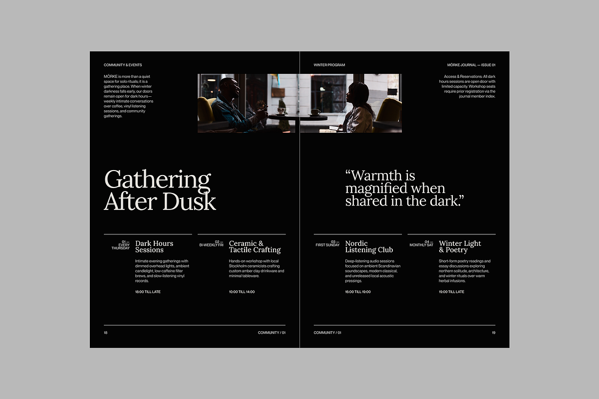 MÖRKE Cafe Editorial Magazine Canva, a Magazine Template by PaperSlides (Photo 11 of 13)