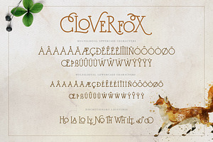 CloverFox Display Font