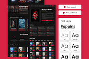 ReadX - E-Book Landing Page, a Landing Page Template by trabaskriya (Thumbnail 3 of 5)