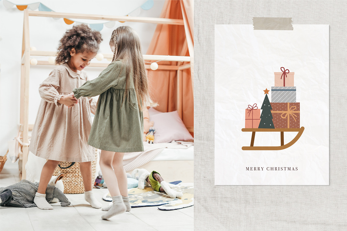Nordic Winter Kids, a Decorative Illustration by Marish (Photo 15 of 16)