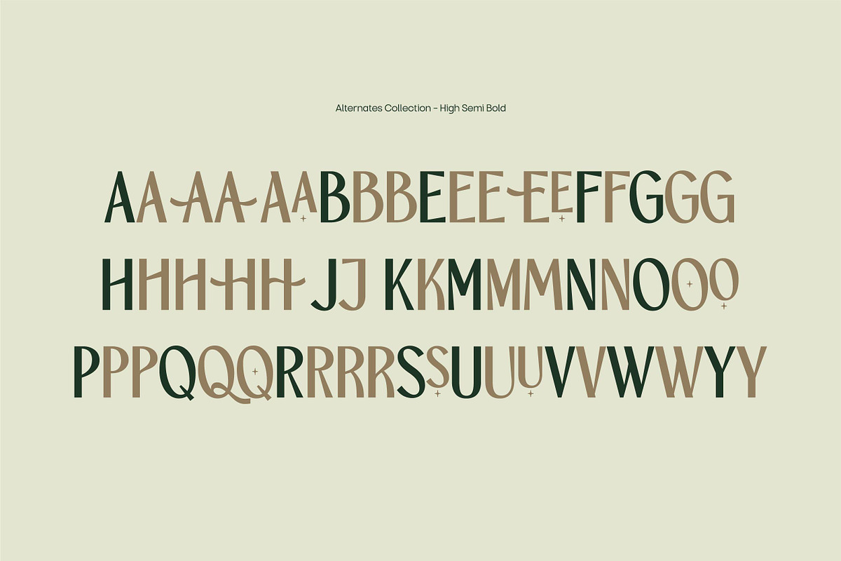 TBJ Orcherum Unique Ligatures Sans, a Font by Taboja Studio (Photo 6 of 21)