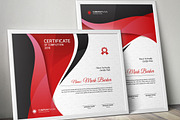 Certificate Word | PSD | AI, a Stationery Template by Curve Design (Thumbnail 1 of 8)