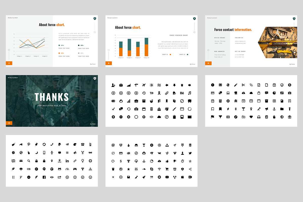 Army Military Police Google Slides, a Presentation Template by BeadyLab (Photo 6 of 6)
