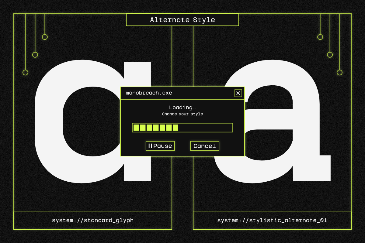 NV Monobreach – Modern Monospace, a Sans Serif Font by Novaratype (Photo 3 of 15)
