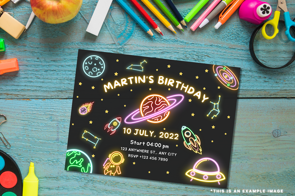 Neon Galaxy Space PNG Clipart, a Technology Illustration by Lenninator Digital (Photo 6 of 6)