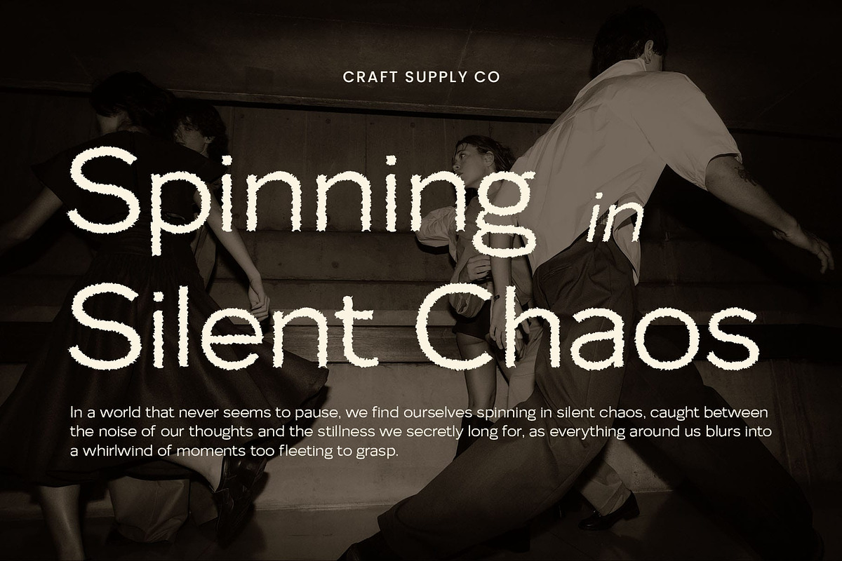 Lumend Rough, a Sans Serif Font by Craft Supply Co. (Photo 7 of 8)