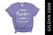 Female Gildan 5000 Mockup Bundle, a Shirt Mockup by lock and page (Thumbnail 7 of 15)