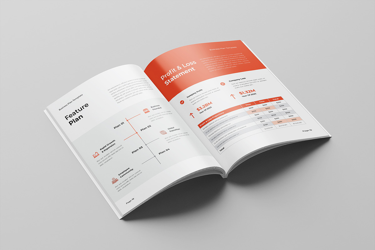 Business Proposal Brochure Template, a Brochure Template by Spark_Creative (Photo 10 of 15)
