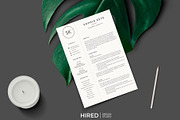Minimalist CV Resume + Cover Letter, a Resume Template by HIRED Design Studio (Thumbnail 10 of 10)