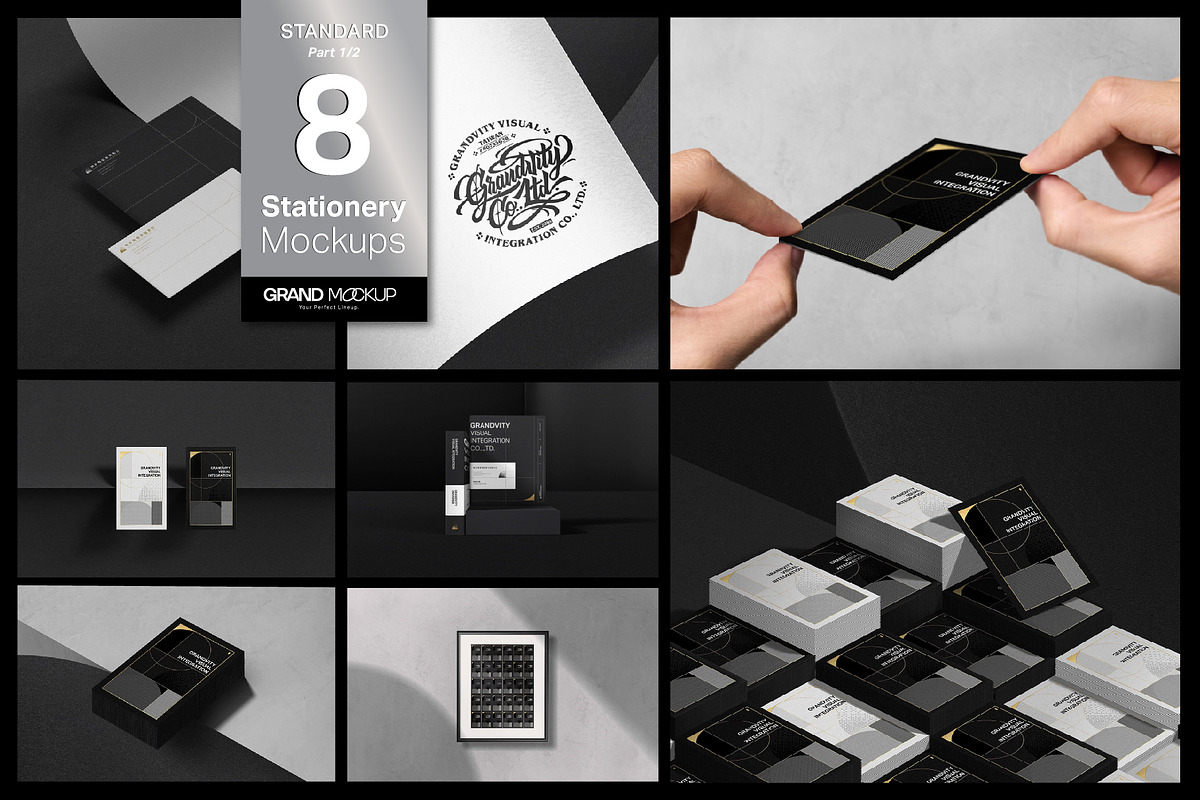 8 Stationery Mockups (Standard) 1/2, a Product Mockup by Grandvity Design (Photo 1 of 21)