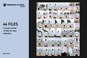 Surf T-Shirt Mockup, a Shirt Mockup by Freeman Studio (Thumbnail 4 of 19)