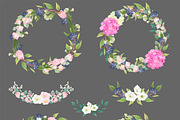Flower wreaths and branches, a Decorative Illustration by HmarkaShop (Thumbnail 4 of 6)