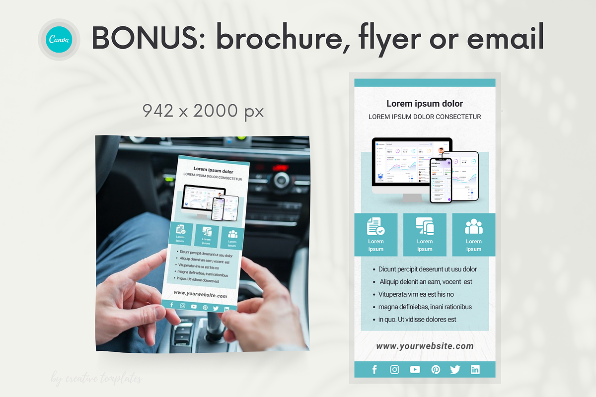 Product Image Canva Template, a Social Media Template by byCreativeTemplates (Photo 3 of 8)