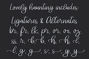 Lovely Haunting, Halloween Script, a Script Font by Designing Digitals (Thumbnail 3 of 9)