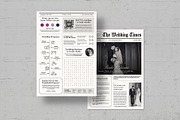 Wedding Newspaper Flyer Template, a Flyer Template by BrandPacks (Thumbnail 4 of 5)