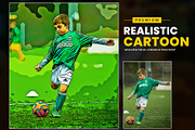 Premium Cartoon Painting, an Action Add-On by U_Design (Thumbnail 6 of 10)