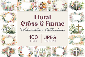 Floral Cross And Frame Collection